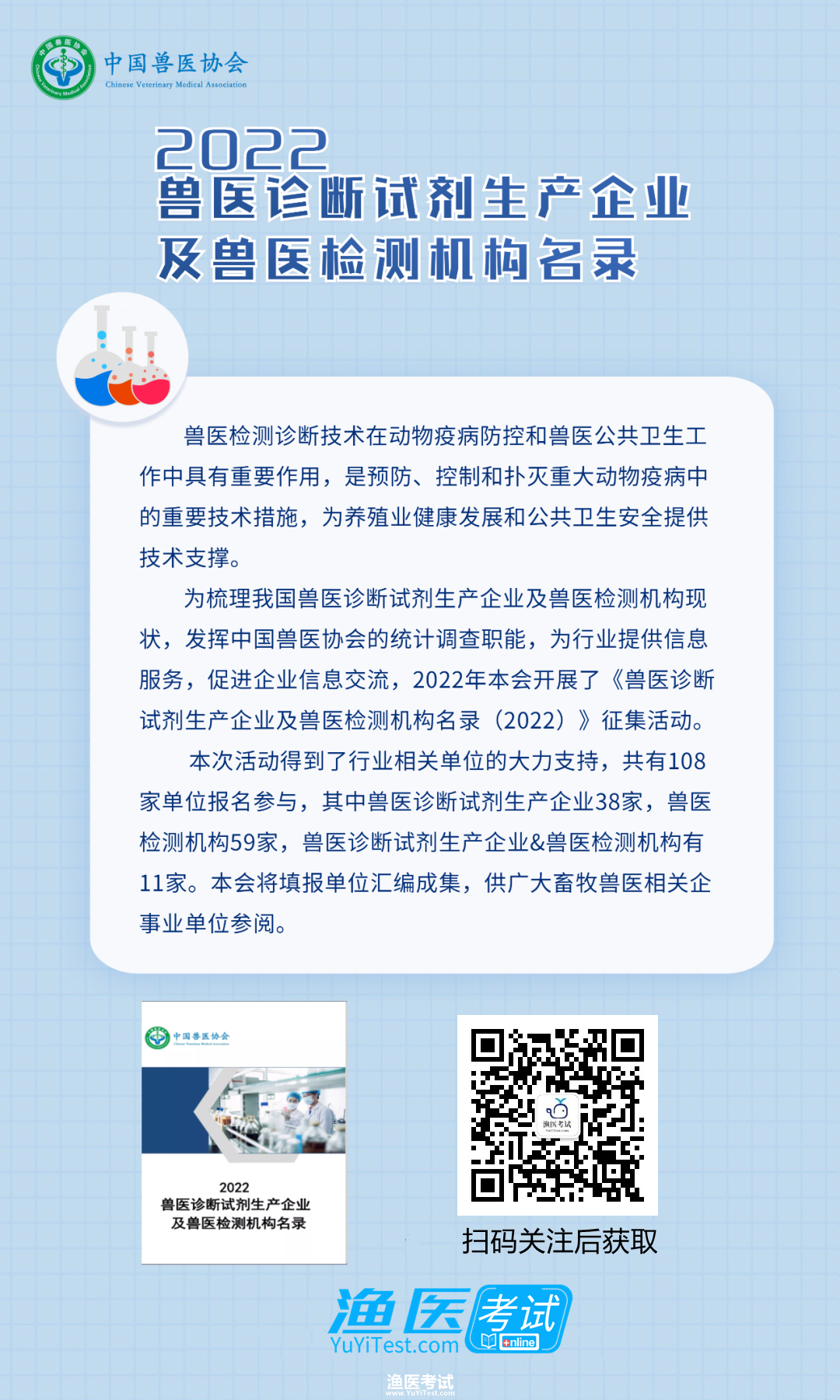 兽医诊断试剂生产企业及兽医检测机构名录（2022）